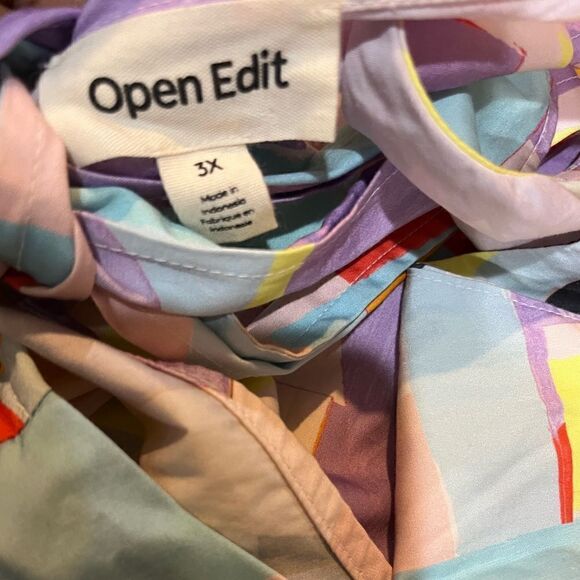 Open edit  Open back poplin Dress - Picture 5 of 6